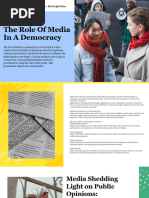 The Role of Media in a Democracy