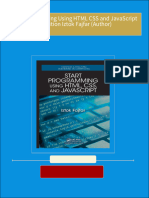 Complete Download Start Programming Using HTML CSS and JavaScript 1st Edition Iztok Fajfar (Author) PDF All Chapters