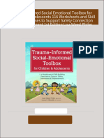 Complete Download Trauma Informed Social Emotional Toolbox for Children and Adolescents 116 Worksheets and Skill Building Exercises to Support Safety Connection and Empowerment 1st Edition Lisa Weed Phifer PDF All Chapters