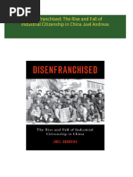 [FREE PDF sample] Disenfranchised: The Rise and Fall of Industrial Citizenship in China Joel Andreas ebooks