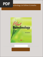 Full download Plant Biotechnology 1st Edition S Umesha pdf docx