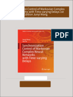 Full Download Synchronization Control of Markovian Complex Neural Networks with Time-varying Delays 1st Edition Junyi Wang PDF DOCX