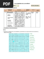 DEBERES DE LOS NIÑOS