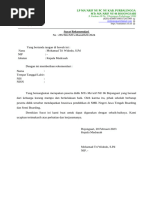 Form Surat Rekomendasi Siswa