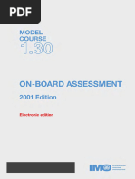 21 Model Course 1.30 On-board Assessment, 2001 edition