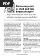 Estimating Costs of Shell and Tube Heat Ex Changers by Purohit Com