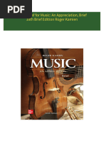 Instant Download Loose Leaf for Music: An Appreciation, Brief 10th Brief Edition Roger Kamien PDF All Chapters