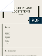 Biosphere and Ecosystems