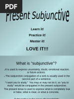 Present Subjunctive 2018