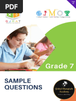 Grade 7 - Sample Questions