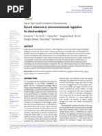 Recent Advances in Microenvironment Regulation for Electrocatalysis