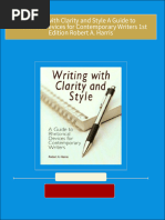 Download full Writing with Clarity and Style A Guide to Rhetorical Devices for Contemporary Writers 1st Edition Robert A. Harris ebook all chapters