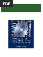 Full Download Machines and mechanisms : applied kinematic analysis 4th ed Edition David H Myszka - eBook PDF PDF DOCX