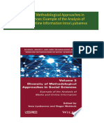 Download Full Diversity of Methodological Approaches in Social Sciences: Example of the Analysis of Media and Online Information Inna Lyubareva PDF All Chapters