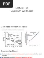 Lecture 35 Quantum Well Laser