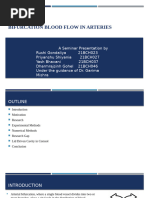 Bifurcation Blood Flow in Arteries[1]