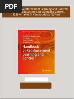 Download Full Handbook of Reinforcement Learning and Control: 325 (Studies in Systems, Decision and Control, 325) Kyriakos G. Vamvoudakis (Editor) PDF All Chapters