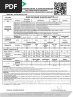 13794 MILL TEST CERTIFICATE