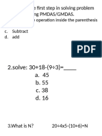 MATH Periodic Q1