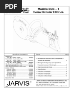 Jarvis - Modelo ECS – 1  Serra Circular Elétrica