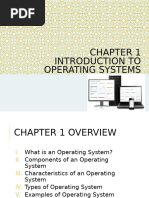 Chapter 1 Introduction to OS