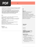 Resume modified