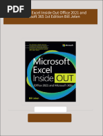 Download Full Microsoft Excel Inside Out Office 2021 and Microsoft 365 1st Edition Bill Jelen PDF All Chapters