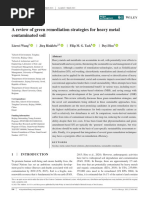 Soil Use and Management - 2021 - Wang - A review of green remediation strategies for heavy metal contaminated soil