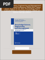 Knowledge Science, Engineering and Management: 14th International Conference, KSEM 2021, Tokyo, Japan, August 14–16, 2021, Proceedings, Part II (Lecture Notes in Computer Science, 12816) 1st Edition Han Qiu (Editor) 2024 Scribd Download