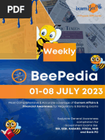 Beepedia Weekly Current Affairs (Beepedia) 1st-8th July 2023