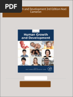 Human Growth and Development 3rd Edition Noel Cameron download pdf