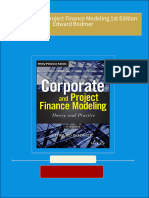 Full Download Corporate and Project Finance Modeling 1st Edition Edward Bodmer PDF DOCX