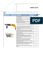 DN.SGS.08 Check List Taladro