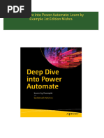 Deep Dive into Power Automate: Learn by Example 1st Edition Mishra download pdf