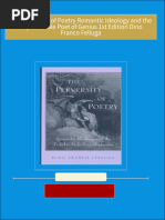 Get The Perversity of Poetry Romantic Ideology and the Popular Male Poet of Genius 1st Edition Dino Franco Felluga PDF ebook with Full Chapters Now