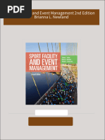 Sport Facility and Event Management 2nd Edition Brianna L. Newland All Chapters Instant Download