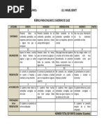 RUÌBRICA CUADERNO DE CLASE 3Âº ESO