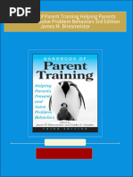 Download Handbook of Parent Training Helping Parents Prevent and Solve Problem Behaviors 3rd Edition James M. Briesmeister ebook All Chapters PDF