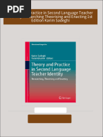 Theory and Practice in Second Language Teacher Identity Researching Theorising and Enacting 1st Edition Karim Sadeghi all chapter instant download