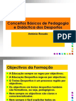 Conceitos Básicos de Pedagogia e Didáctica Dos Desportos