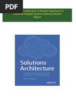 Full download Solutions Architecture: A Modern Approach to Cloud and Digital Systems Delivery Wasim Rajput pdf docx