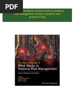 The Wiley handbook of what works in violence risk management: theory, research, and practice Craig 2024 scribd download