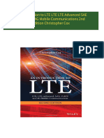 Instant Download An Introduction to LTE LTE LTE Advanced SAE VoLTE and 4G Mobile Communications 2nd Edition Christopher Cox PDF All Chapters