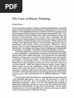 Article – Uses of Binary Thinking