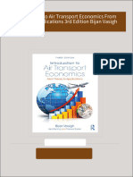 [Ebooks PDF] download Introduction to Air Transport Economics From Theory to Applications 3rd Edition Bijan Vasigh full chapters