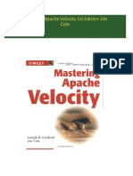 Full Download Mastering Apache Velocity 1st Edition Jim Cole PDF DOCX