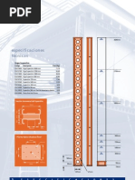 Superslim - Especificaciones Técnicas