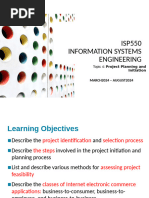 Topic 4 - Project Planning and Initiation