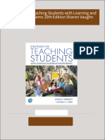 Download Full Strategies for Teaching Students with Learning and Behavior Problems 10th Edition Sharon Vaughn PDF All Chapters