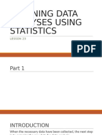 lesson23planningdataanalysesusingstatistics-181008230709